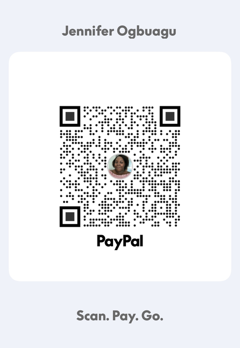 PayPal QR code for Jennifer Ogbuagu